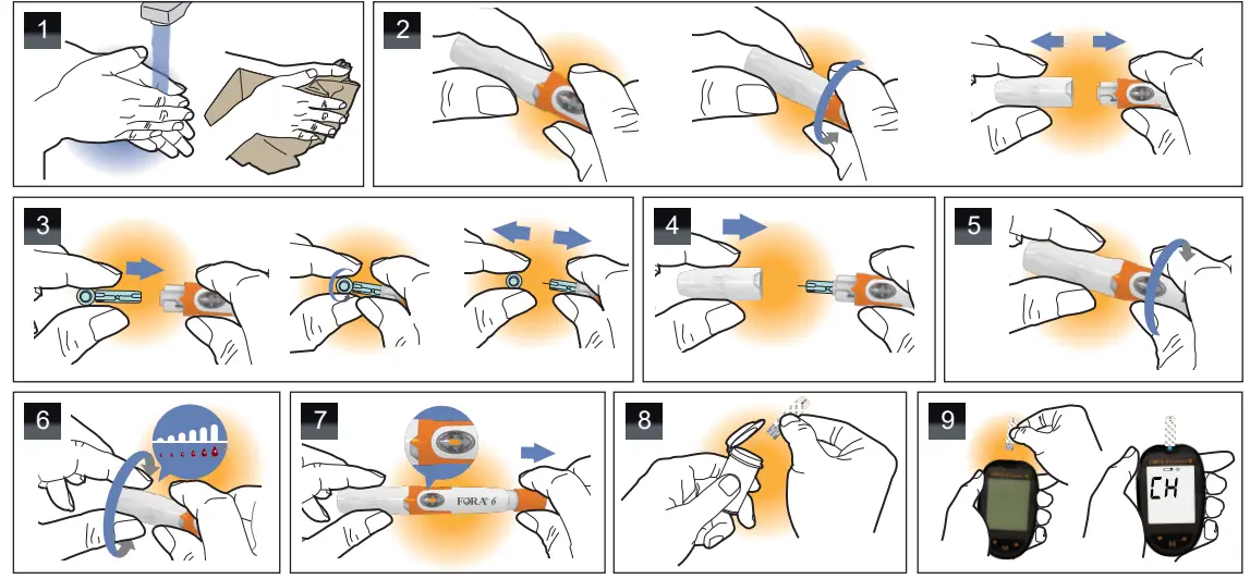 FORA 6 Connect Blood Glucose and Blood Ketone Meter-1