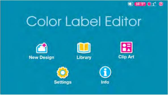 brother Compact Color Printer User Guide - Color label editor
