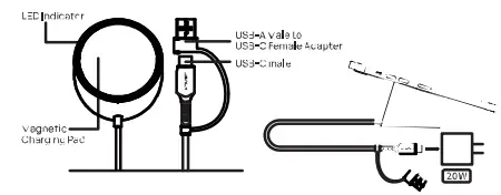 JSAUX WP1506 15W Magnetic Wireless Charger 1