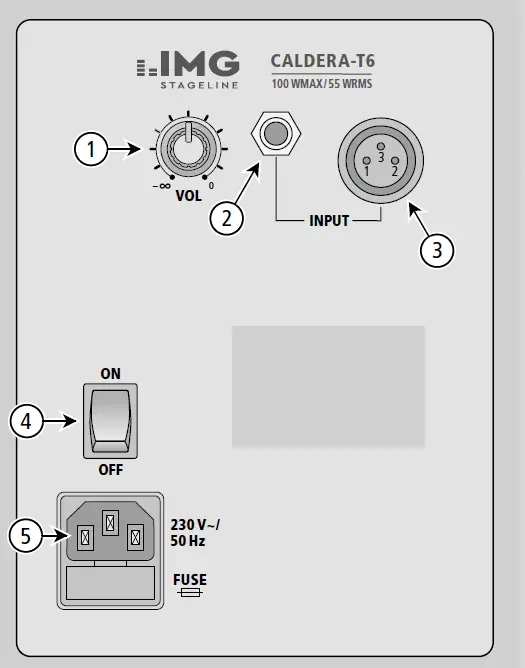 IMG STAGELINE CALDERA-T6 Active Speakers-1