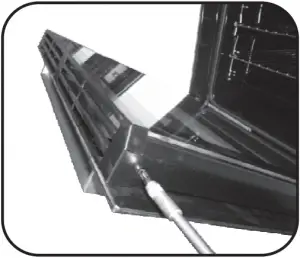 REMOVALAND CLEANING OF THE GLASS DOOR 3