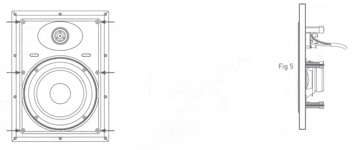 NUVO NV-6IW6 6.5 Inch In Wall Speaker - figure 5