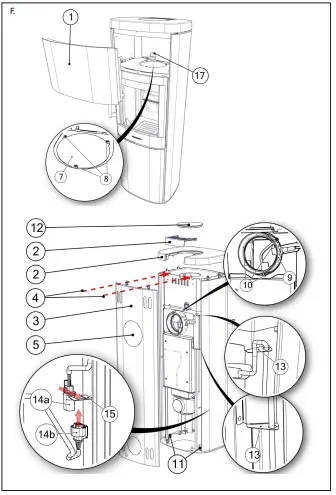 Hwam 4510 Classic Door or Modern Door Stove-fig7