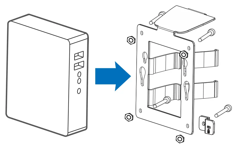 PHILIPS BS6B3234B VESA Client Mounting Bracket - Fig 4