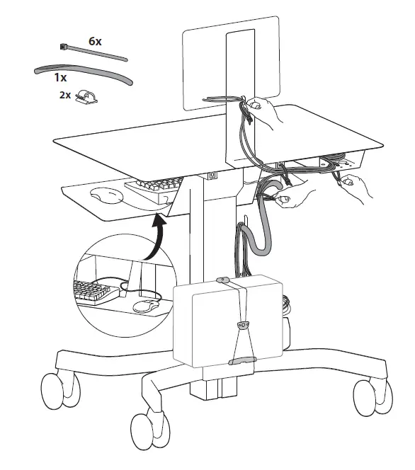 ergotron 24-216-085 WorkFit-C Single LCD Mount FIG (20)