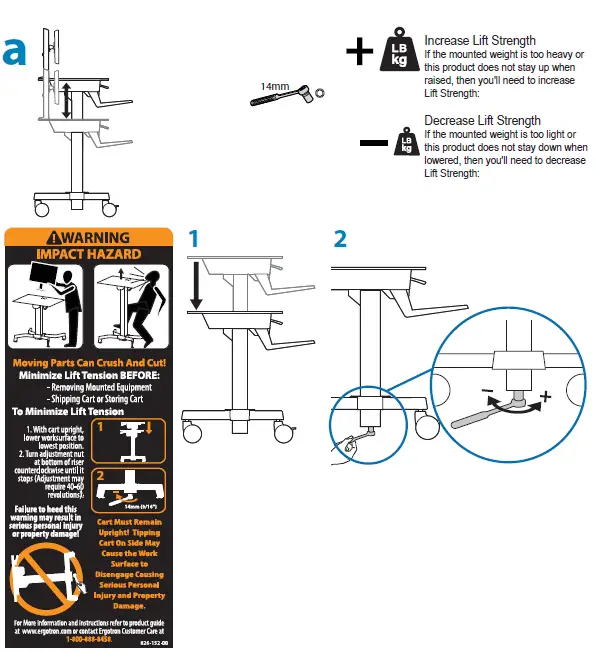ergotron 24-216-085 WorkFit-C Single LCD Mount FIG (21)