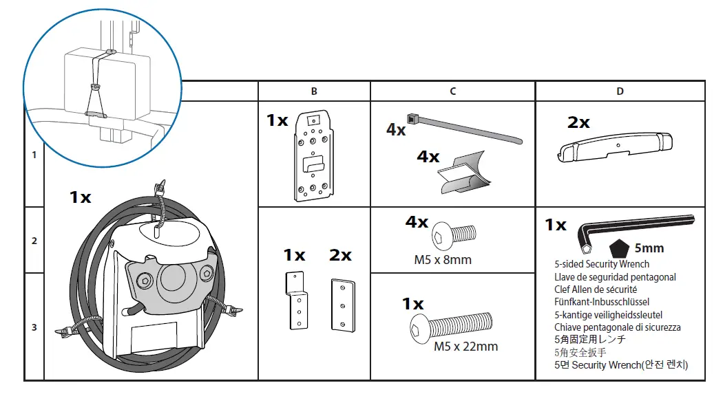 ergotron 24-216-085 WorkFit-C Single LCD Mount FIG (5)