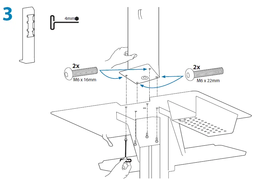 ergotron 24-216-085 WorkFit-C Single LCD Mount FIG (8)