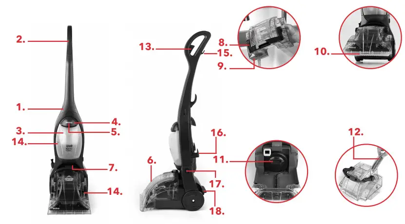 Beldray CARPET CLEANER - PARTS