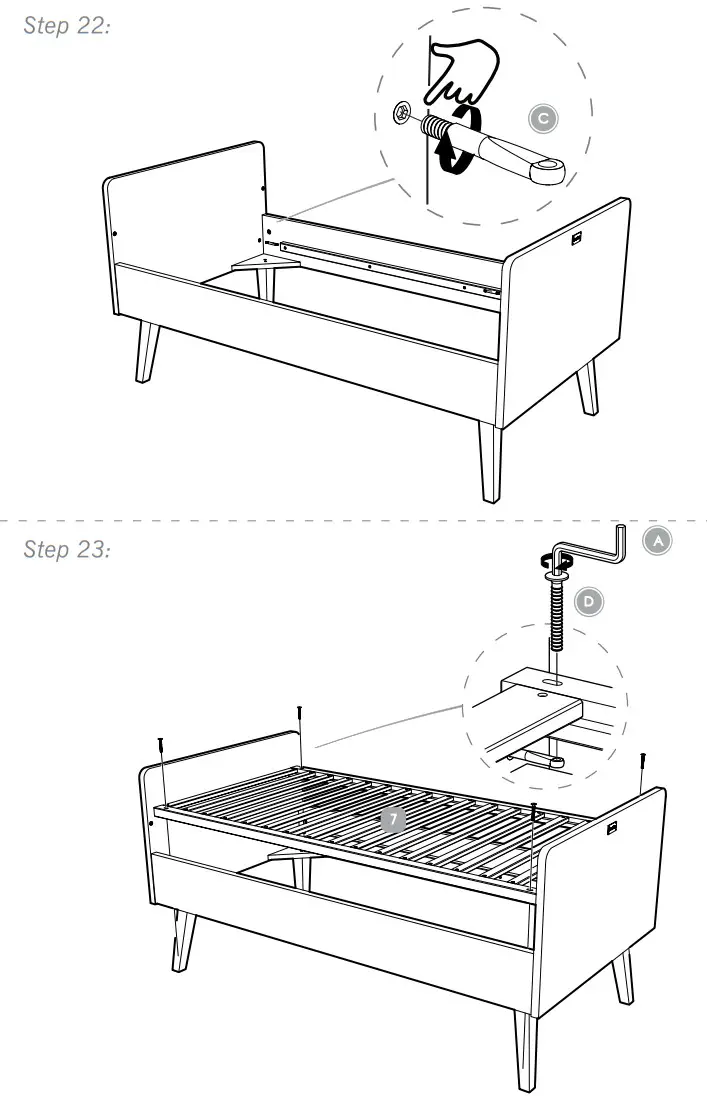 Silver Cross 32403301 Natural White Westport Cot Bed - Figure 16