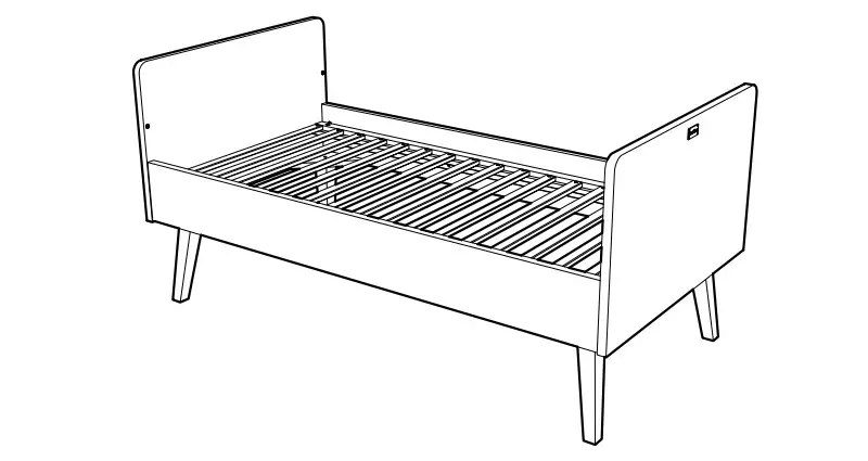 Silver Cross 32403301 Natural White Westport Cot Bed - Figure 17