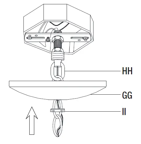 HAMPTON BAY HDP00330 Stratton 10 Light Chandelier 9