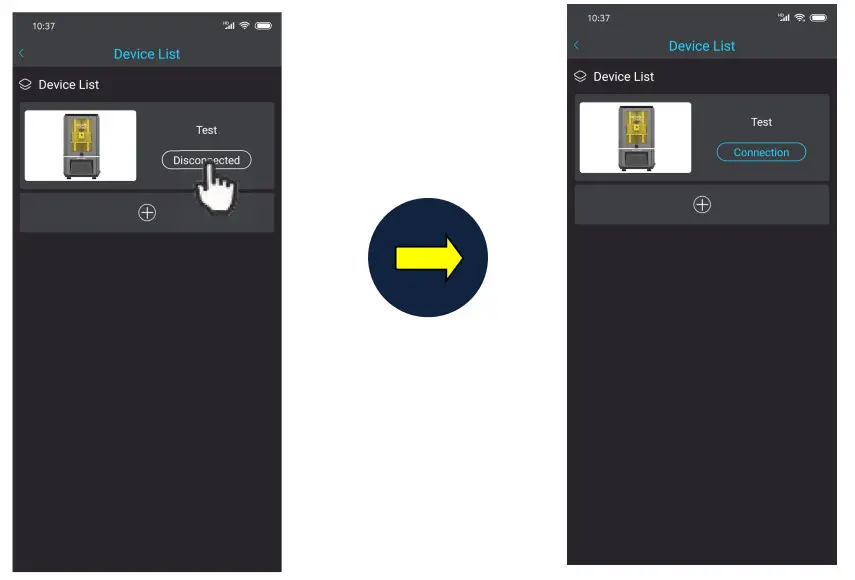 ANYCUBIC Photon 3D Printers - connect the device
