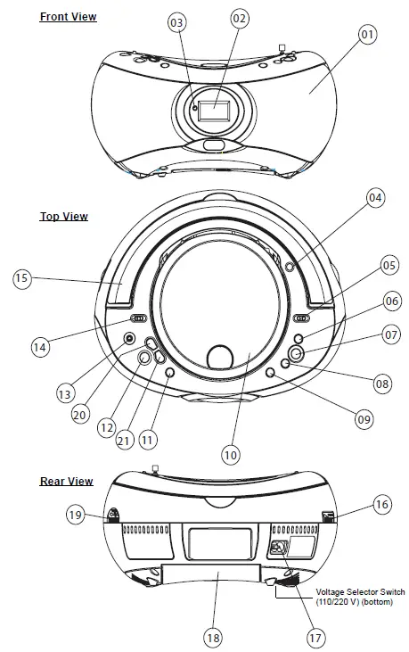 Coby-MPCD455-Portable-AM-FM-Radio-MP3-CD-Player-fig-1