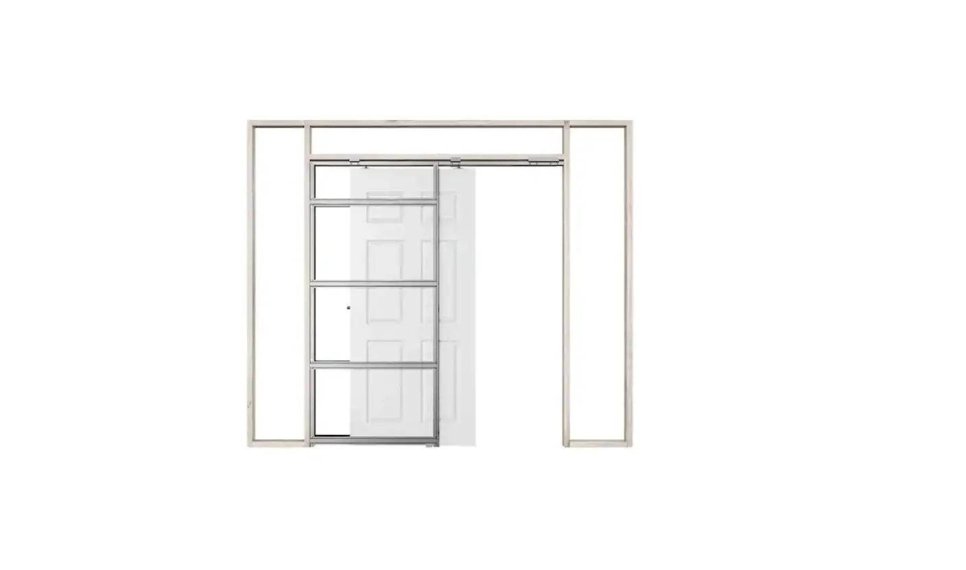 Homedepot Rusgc008132032 80 Inch Steel Single Pocket Door Frame System User Guide
