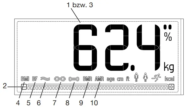 beurer BF 400 Diagnostic Bathroom Scale - fig 1