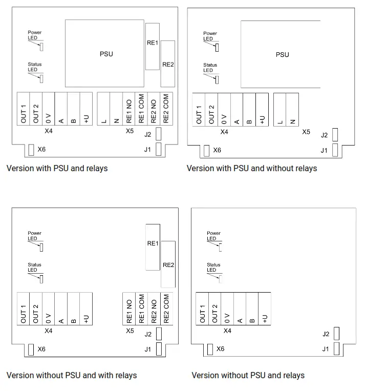Evikon E2658 Cl2 Chlorine Detector Transmitter- Front diagram