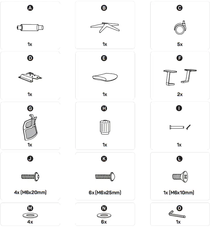 connect IT COC 1030 BK Office Chair - Fig