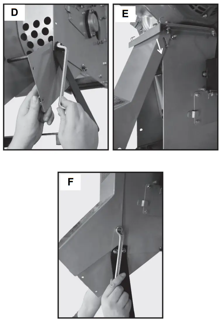 Gude GH 651 B Home and Garden Wood Chipper Shredder Fig 3