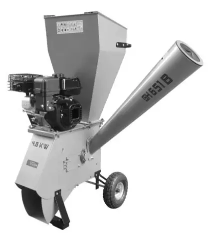 Gude GH 651 B Home and Garden Wood Chipper Shredder