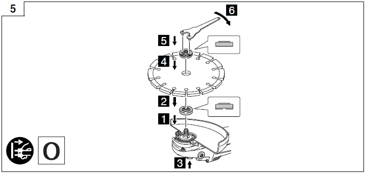 HiKOKI-G-18SE4-Disc-Grinder-fig-5