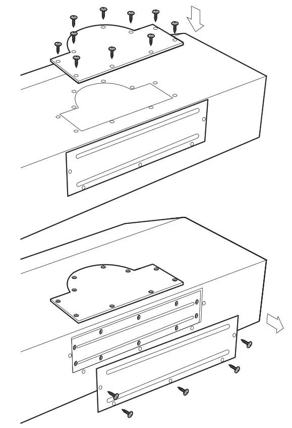 horizontal rectangular duct 4