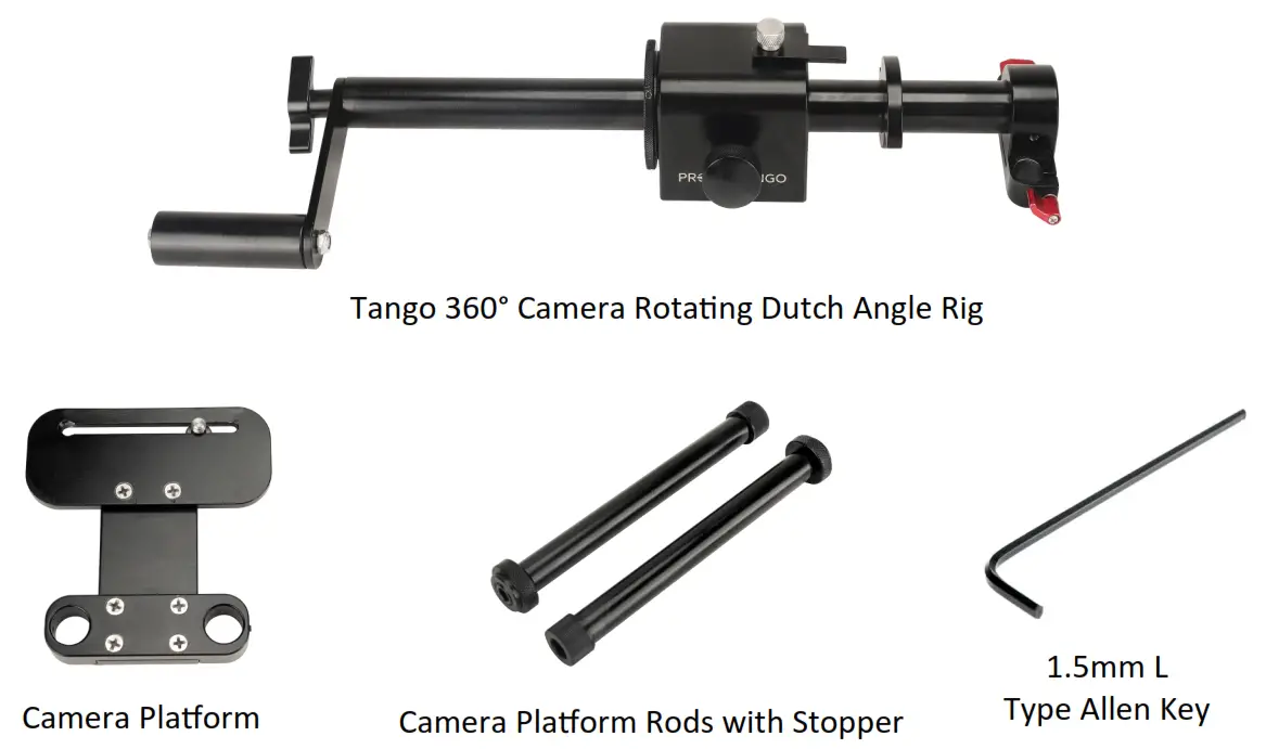 PROAIM P TNGO 01 Tango 360° Camera Rotating Dutch Angle Rig Fig