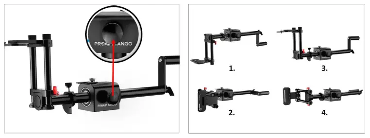 PROAIM P TNGO 01 Tango 360° Camera Rotating Dutch Angle Rig Fig20