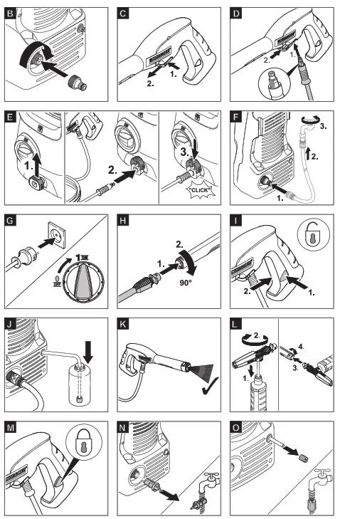 KARCHER K2 Compact Pressure Washer - 2