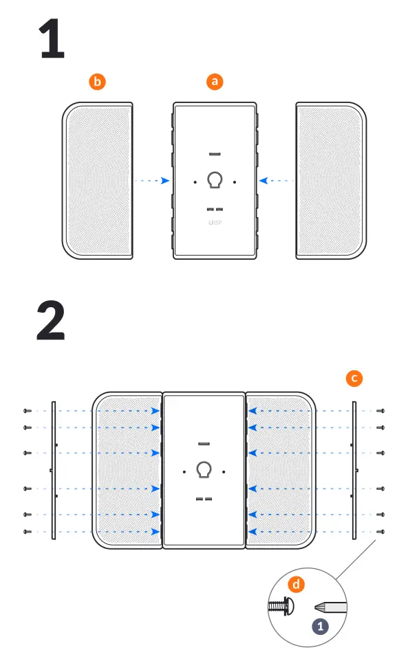 UISP LBE-5AC-XR-US Litebeam AC 5 GHz XR - Fig1