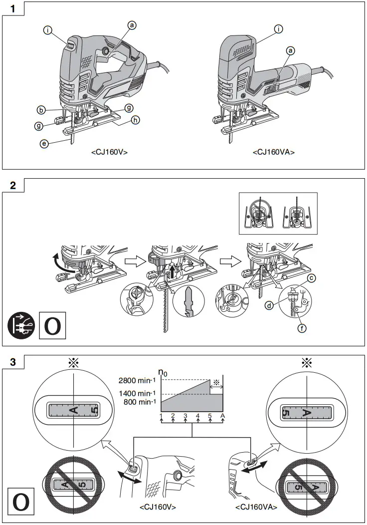 HiKOKI CJ 160V Cordless Jigsaw Brushless - Fig 1