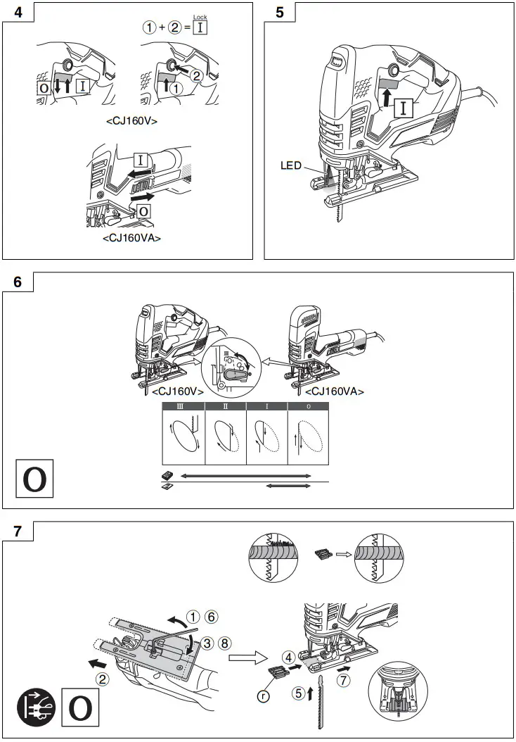 HiKOKI CJ 160V Cordless Jigsaw Brushless - Fig 2