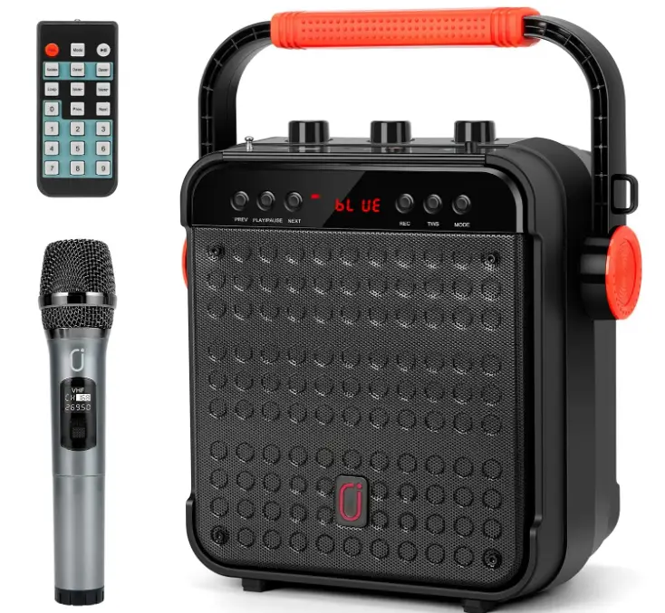 JYX Portable Karaoke Machine with Wireless Microphone