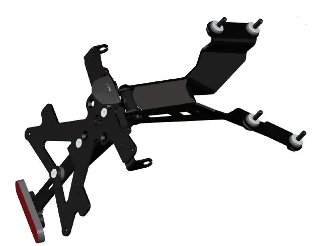 rizoma PT415 Fox License Plate Support Kit-1