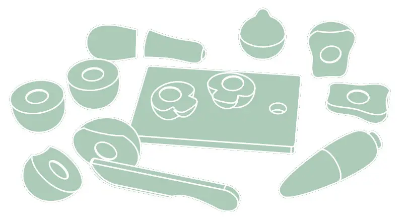 beeloom Veggie Table Toddler Imitation Games