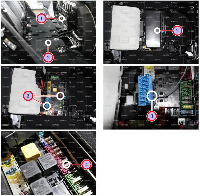 KUFATEC ML W166 Complete Set Active Sound incl Soundbooste - Connection cable set