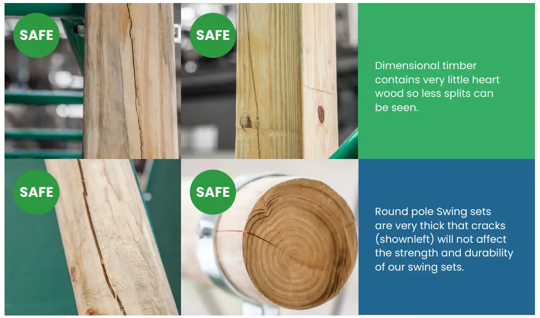 LIFESPAN KIDS Marina Boat Climb & Slide Play Centre-HOULD WOOD CRACKS