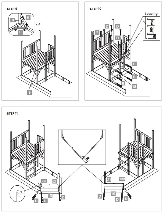 LIFESPAN KIDS Marina Boat Climb & Slide Play Centre-STEEP 9