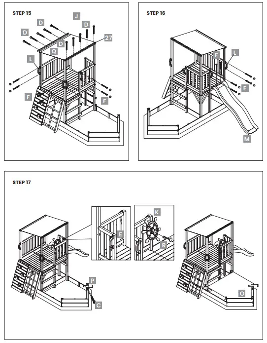 LIFESPAN KIDS Marina Boat Climb & Slide Play Centre-STEP 15