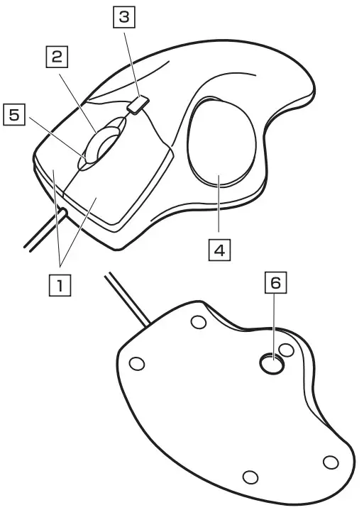 SANWA 400 MATB39 TrackBall Mouse - Overview