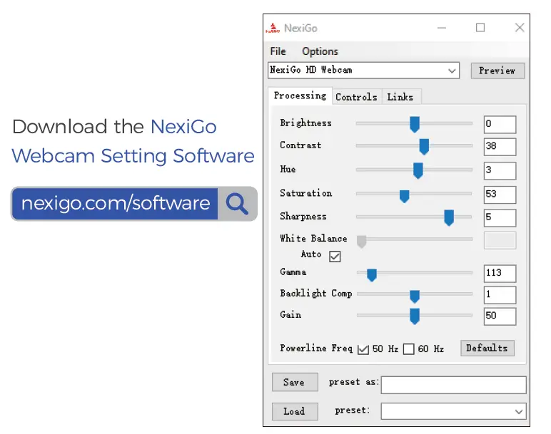 NEXIGO-N940P-2K-QH-Webcam-User-Manual-fig-1