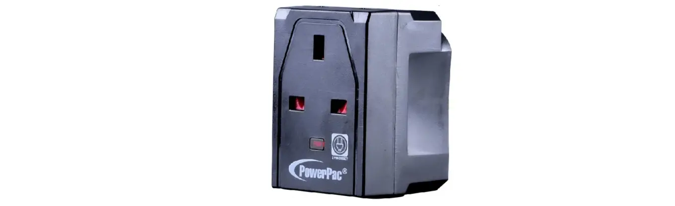 Powerpac Pp144nbk 2-pin Direct & Neon Indicator 3-way Adapter User Manual Powerpac Pp144nbk 2-pin Direct & Neon Indicator 3-way Adapter User Manual