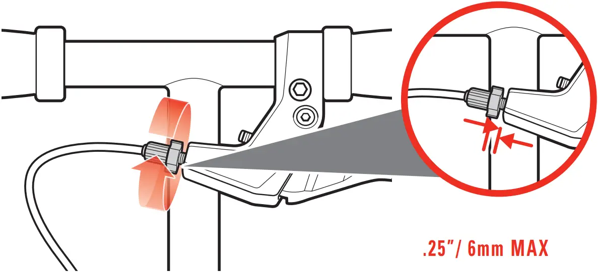 Razor PowerWing - Adjusting brakes at handle 1