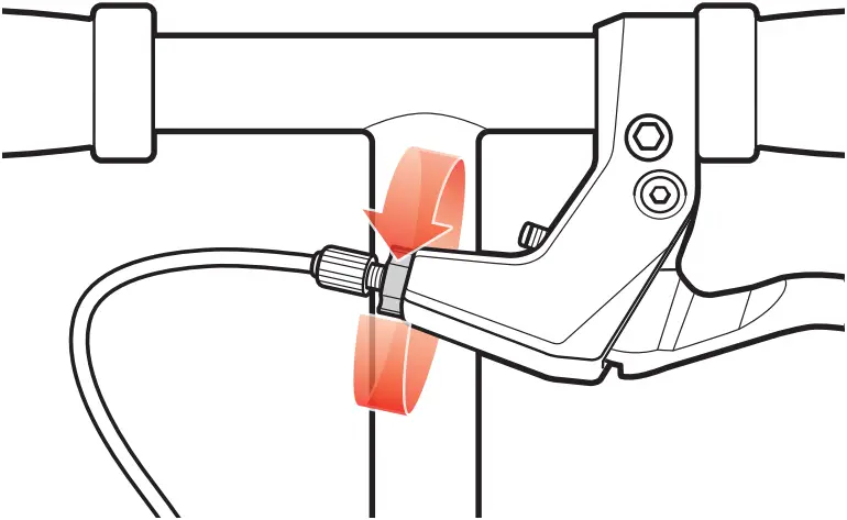 Razor PowerWing - Adjusting brakes at handle 2