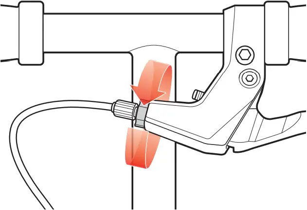 Razor PowerWing - Adjusting brakes at handle 5