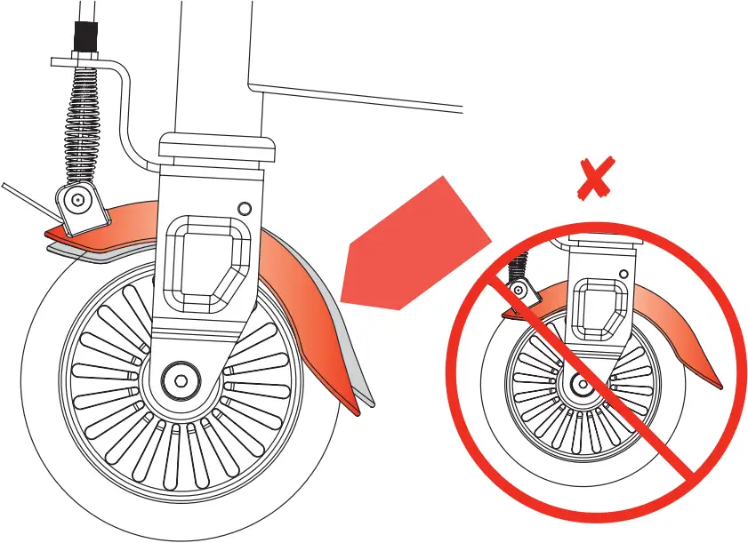 Razor PowerWing - Lock brake 6