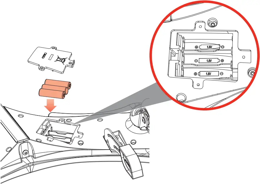 Razor PowerWing - Replacing the batteries 3