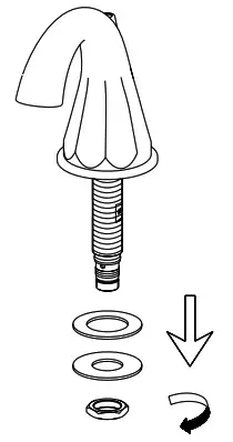 SIGNATURE HARDWARE 948587 Widespread Gooseneck - INSTALLATION 2