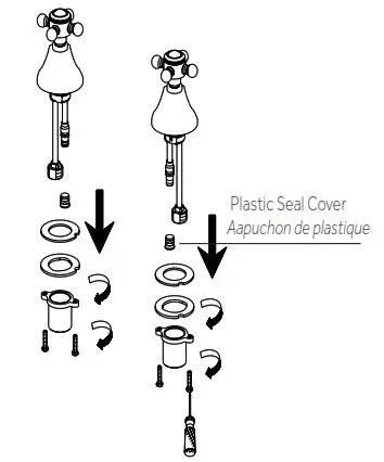 SIGNATURE HARDWARE 948587 Widespread Gooseneck - INSTALLATION 4