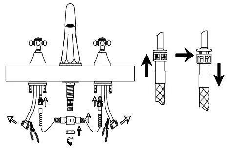 SIGNATURE HARDWARE 948587 Widespread Gooseneck - INSTALLATION 6